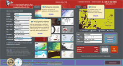 Desktop Screenshot of onlinenevjegykartya.hu