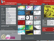 Tablet Screenshot of onlinenevjegykartya.hu